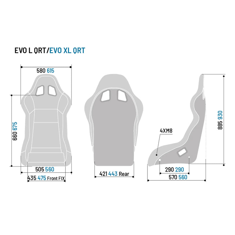 Siège de Sim Sparco EVO L QRT