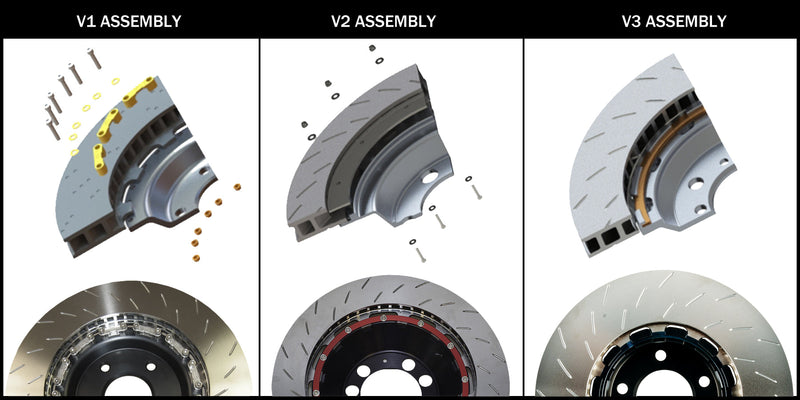 380.30.0047.451-Avant-Gauche PFC V3 Direct Drive Disque de remplacement pour Cayman GT4 Clubsport