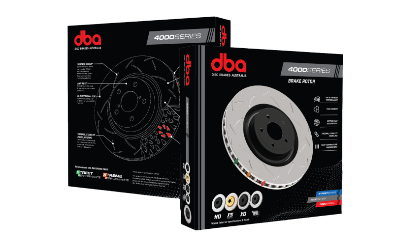 DBA 05 Pontiac GTO Front Slotted 4000 Series Rotor