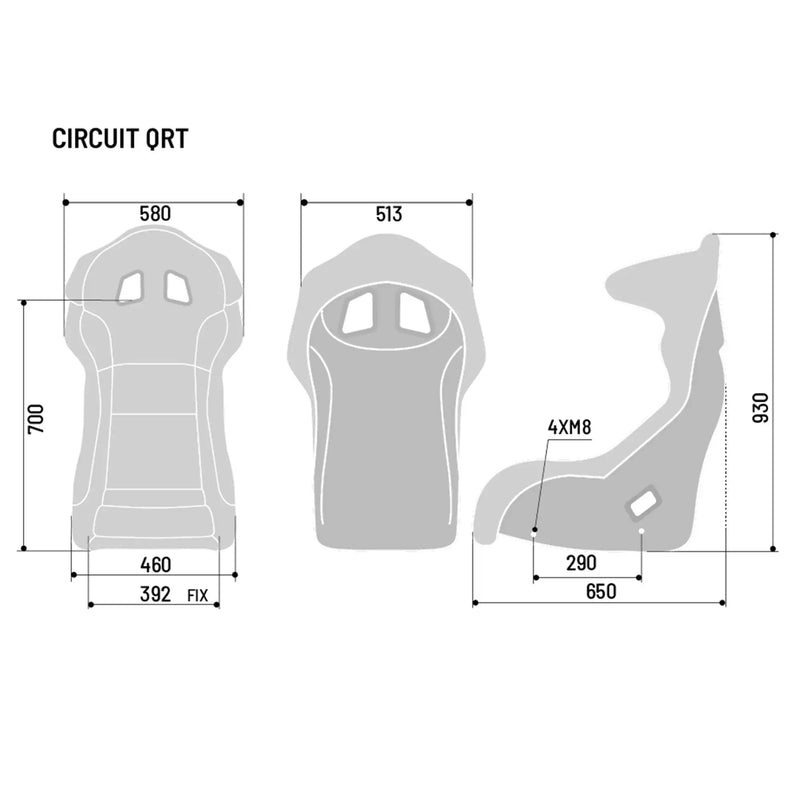 Siège Sparco Circuit QRT