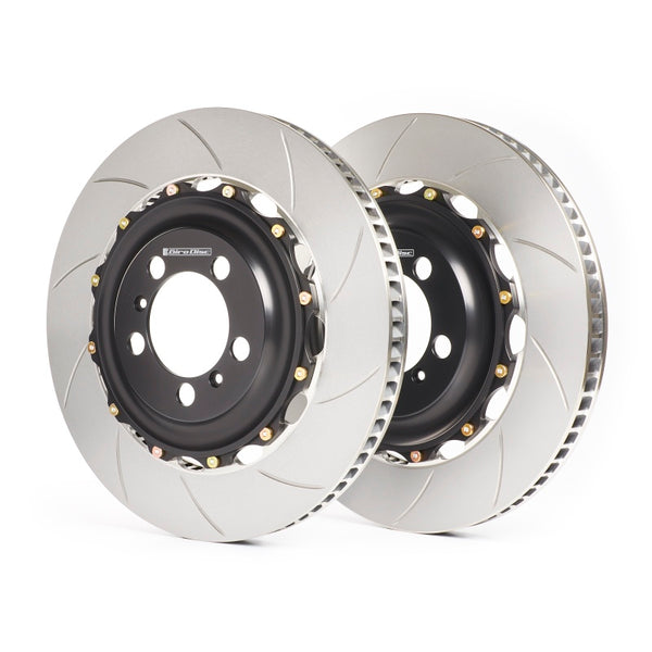 GiroDisc 2012+ Nissan GT+R (R35) DBA disques avant rainurés de 390 mm (percés pour cosses M12/M14)