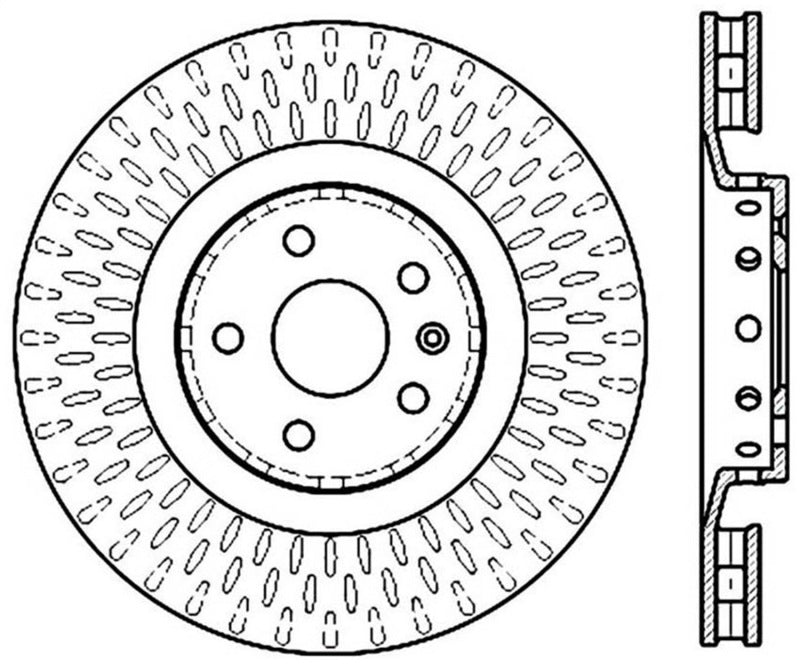 Disque de frein sport rainuré StopTech