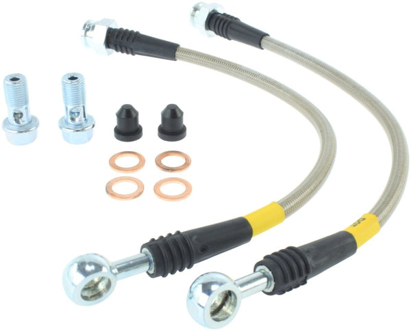 StopTech 02-06 Avalanche 1500 / 00-06 Yukon Denali 2WD Conduites de frein arrière en acier inoxydable