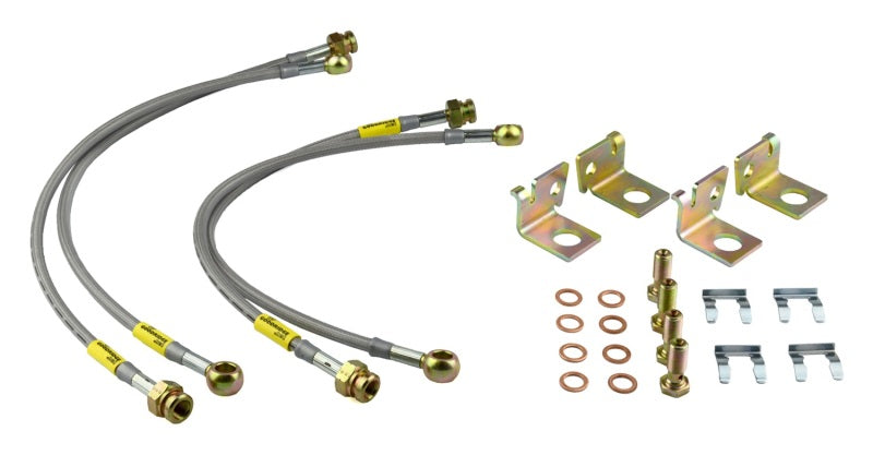 Goodridge 06-13 Chevrolet Corvette Z06/ZR1/Grand Sport Kit de lignes de frein en acier inoxydable