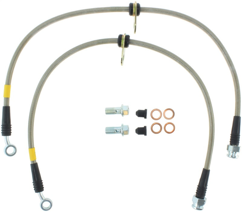 StopTech 02-05 Kit de conduite de frein avant en acier inoxydable pour Honda Civic