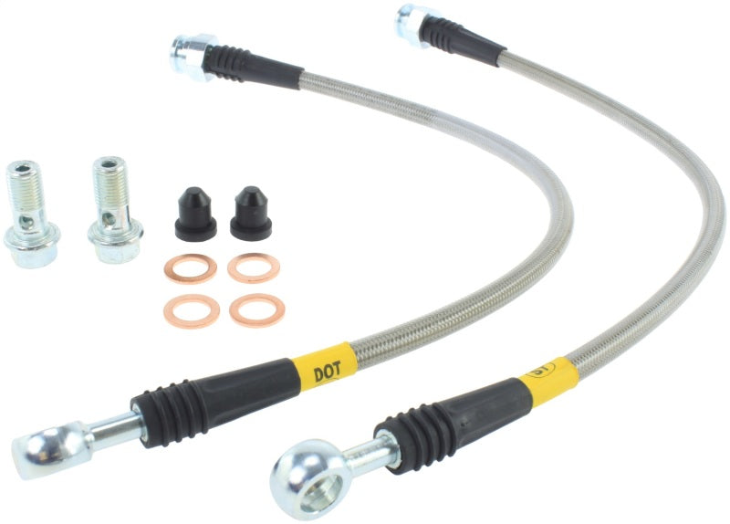 StopTech Mazda Miata NA 1.6 Conduites de frein avant en acier inoxydable