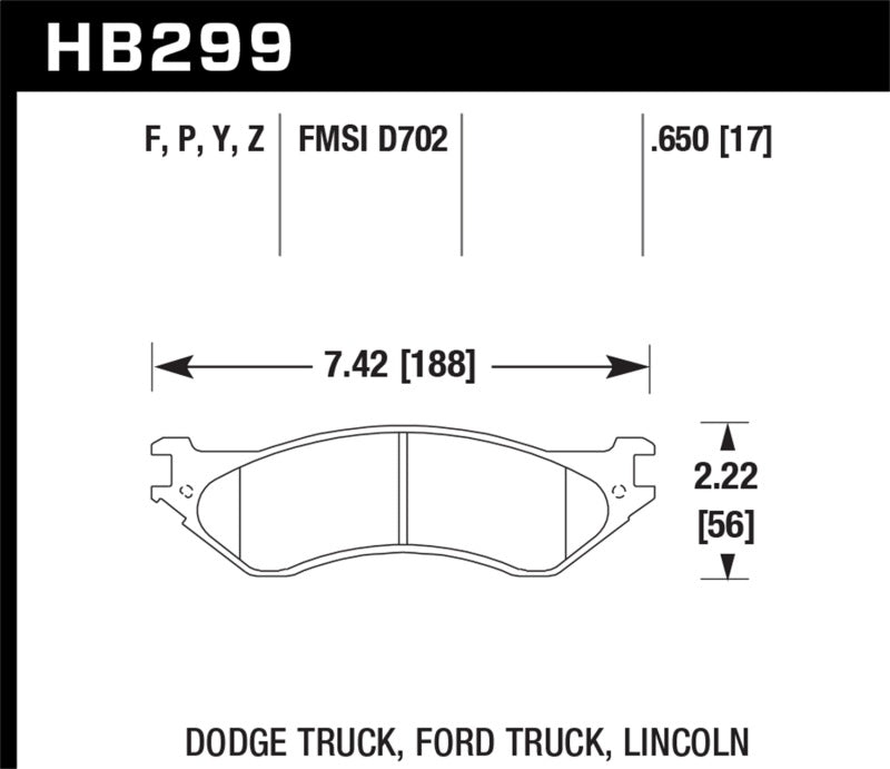 Plaquettes de frein Hawk Super Duty Street