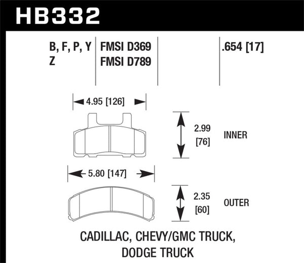 Plaquettes de frein Hawk Super Duty Street