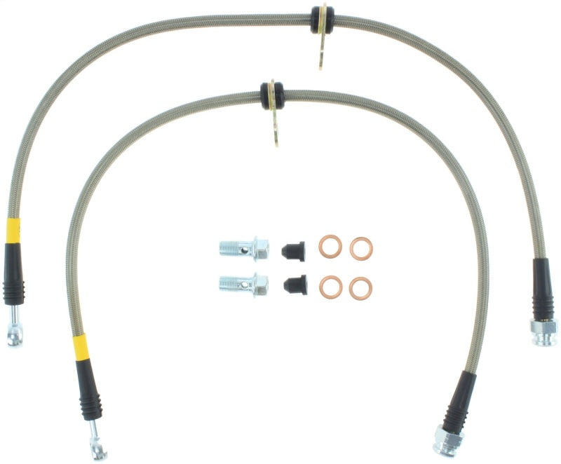 Conduites de frein avant en acier inoxydable StopTech 06+ Civic Si