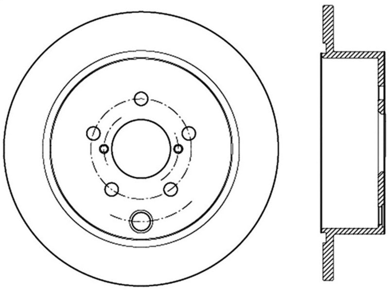 Disque de frein sport rainuré StopTech