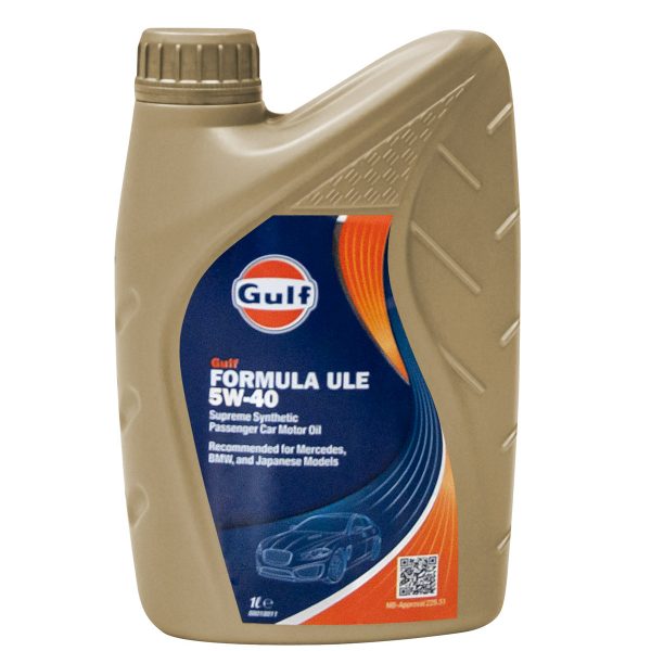 Huile moteur Gulf 5W40 Formula ULE - 1L