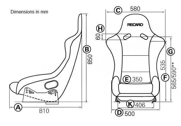 Siège Recaro Pole Position NG