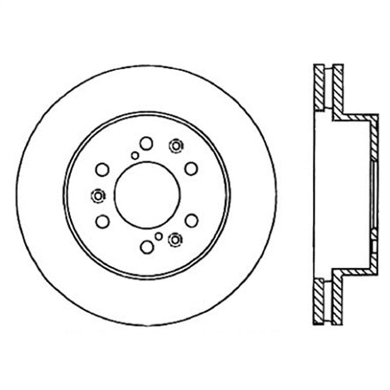 StopTech Power Slot 07 Chevrolet Tahoe Rotor avant droit