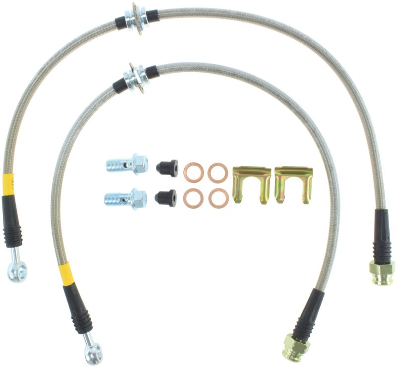 StopTech 93-01 Impreza Conduites de frein avant en acier inoxydable