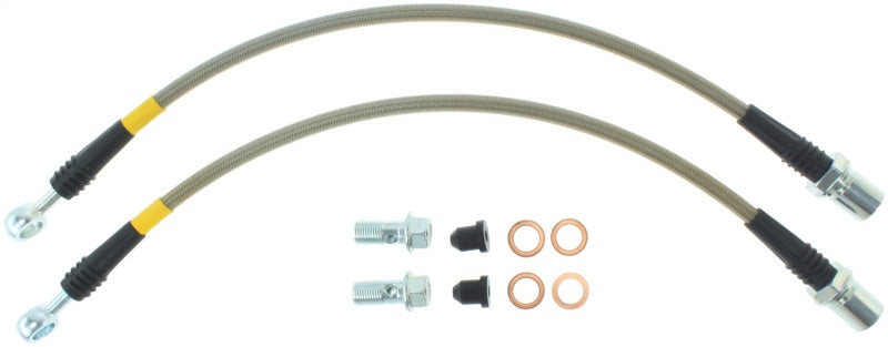 StopTech 98-05 Lexus GS300/GS350/GS400/GS430/GS450H Conduites de frein avant en acier inoxydable