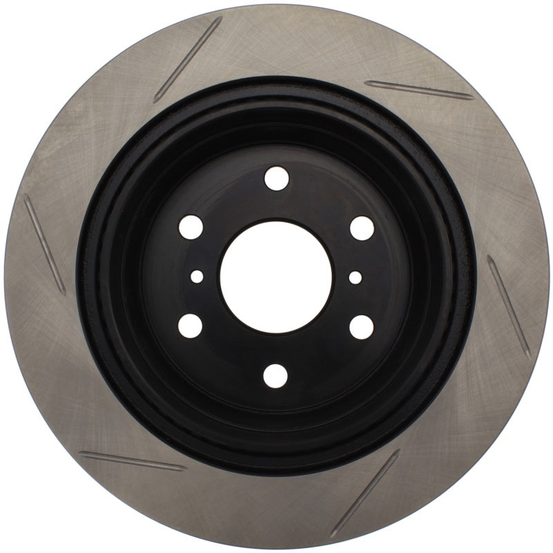 StopTech PowerSlot Chevrolet Avalanche/Silverado/Suburban/Tahoe / GMC Yukon Left Slotted Rear Rotor