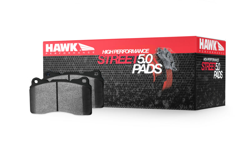 Hawk HB658B.570 2010-2013 Chevy Corvette Grand Sport (One-Piece Pads) High Perf. Street 5.0 Front Brake Pads