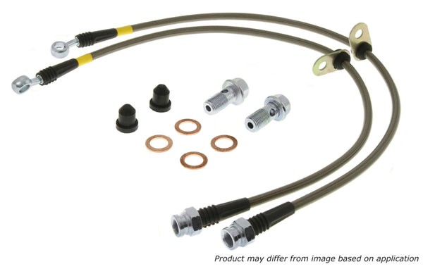 StopTech 05-08 Audi A6 Quattro Rear Stainless Steel Brake Line Kit