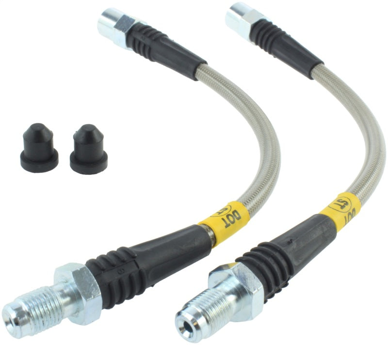 StopTech 94-97 BMW 840CI / 90-97 850CI/850CSI/850i Kit de conduite de frein arrière en acier inoxydable