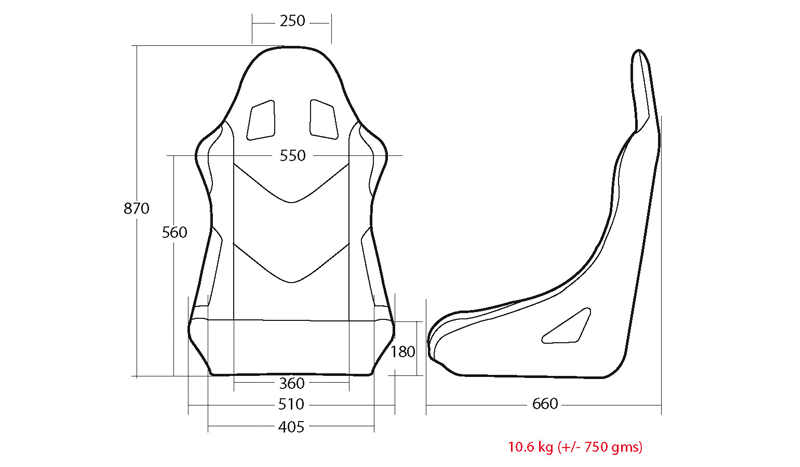 Cobra Monaco Pro Seat