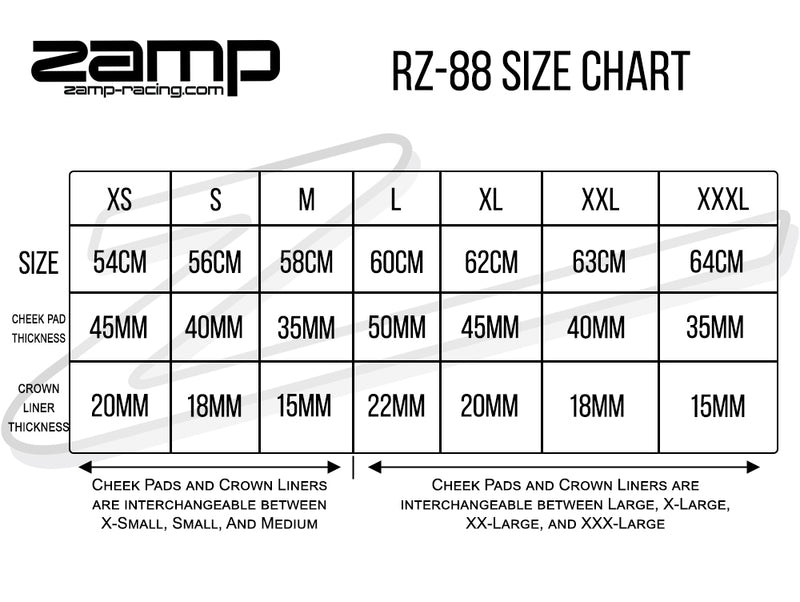 Casque Zamp RZ-88O Carbone